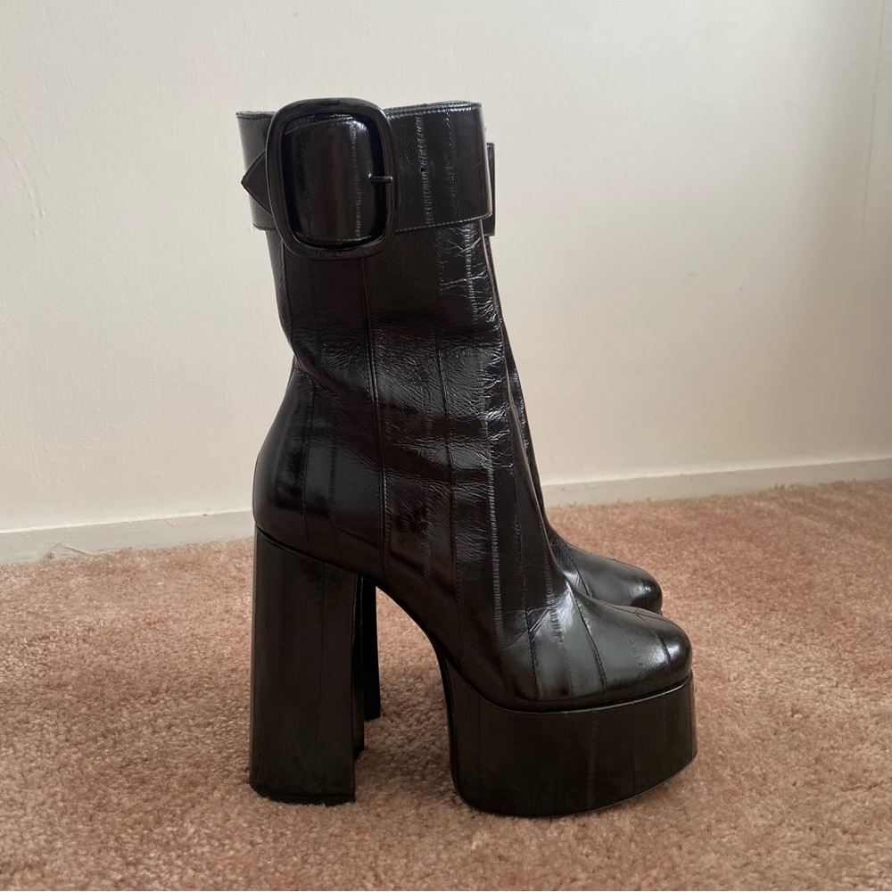 Saint Laurent Platform Ankle Boots